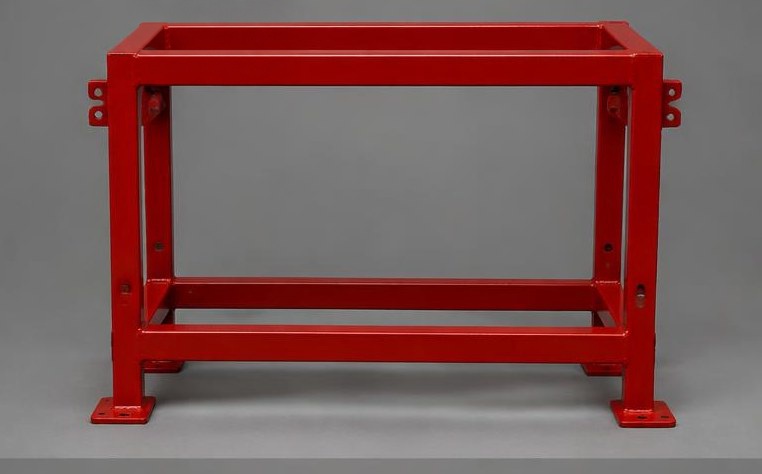 Fabricated frame, demonstration of a refinished result
